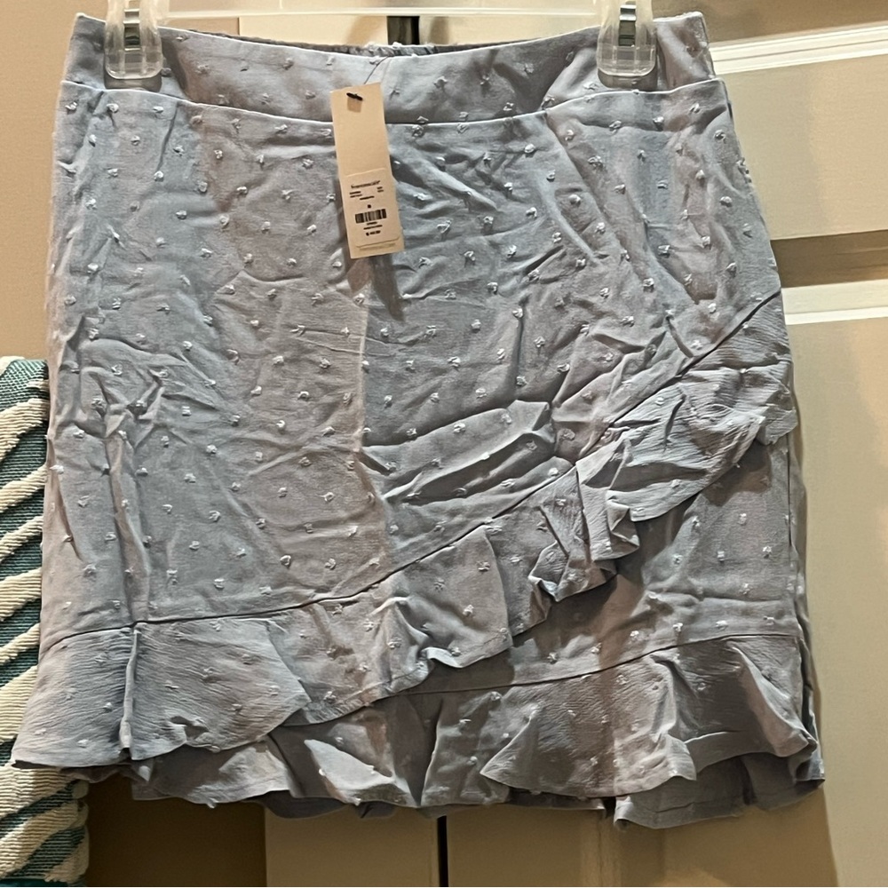 New Francesca’s Light Blue Skirt Medium
